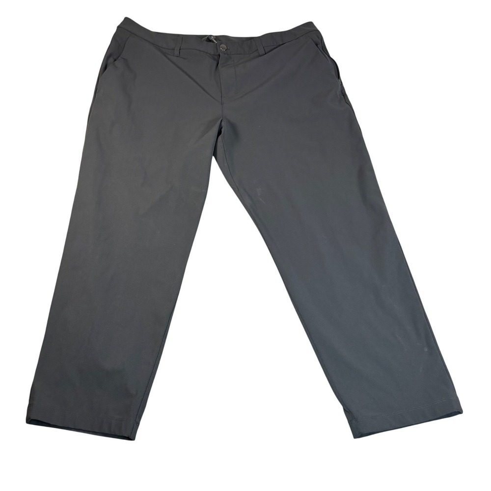 Lululemon Mens Commission Pant Classic 40 Dark Charcoal Grey Stretch Trousers